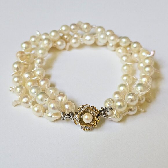 Ise Shima Fireball Akoya Pearl Bracelet